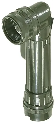[36153]  Angle Head Torch Green 2 D Cell