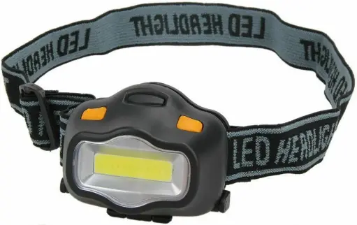 [37342]  Headlamp 3 Watt COB 3AA Batteries