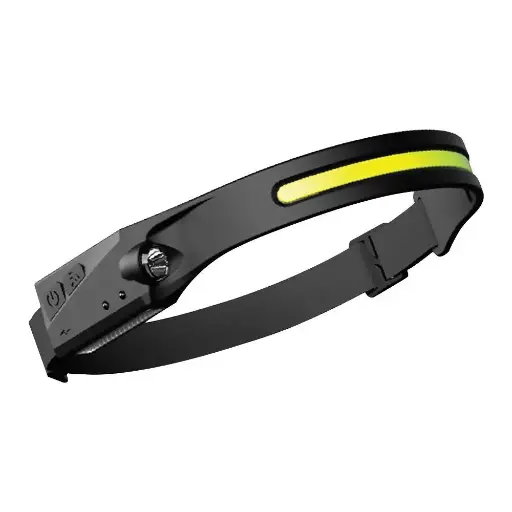 [37346]  Induction Headlamp 230º COB + XPE 350 Lumen 10W USB Charge