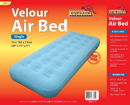 [39815]  Economy Velour Airbed