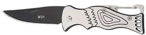 [40166]  Folding Pocket Knife 6.4 cm Blade Clip Lock Handle