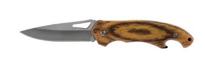 Folding Pocket Knife 7 cm Blade Cherry Wood Colour Handle (copy)