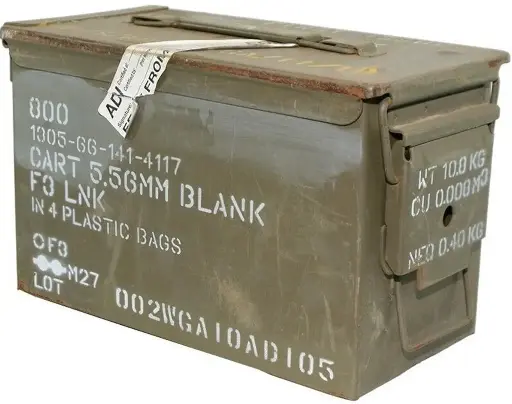 [47003]  M2A1 .50 Cal Ammo Box 30x15x18 cm