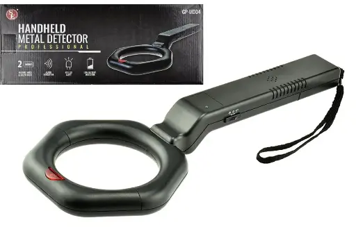 [49003]  Professional Hand Held Metal Detector Wand With Round Ring