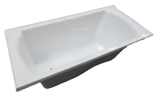[91223]  Bath white rectangle 1680x830mm Europa by Novelli