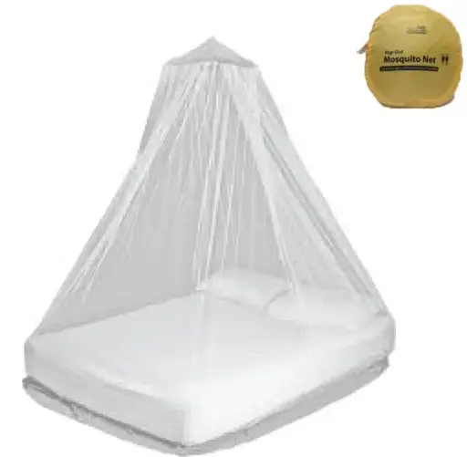 [28509] Mosquito Net 550 Hole Permethrin Double White