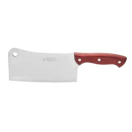 [26216] Cleaver Knife Heavy Duty Stainless Steel  .435 kg 8" 20x10 cm