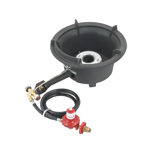 [29637] Single Ring High Pressure Wok Burner 55 mj/hr Manual Ignition Suits woks 14" to 18"